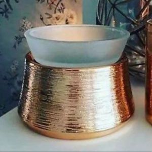 Etched Copper Scentsy Element Warmer NIB